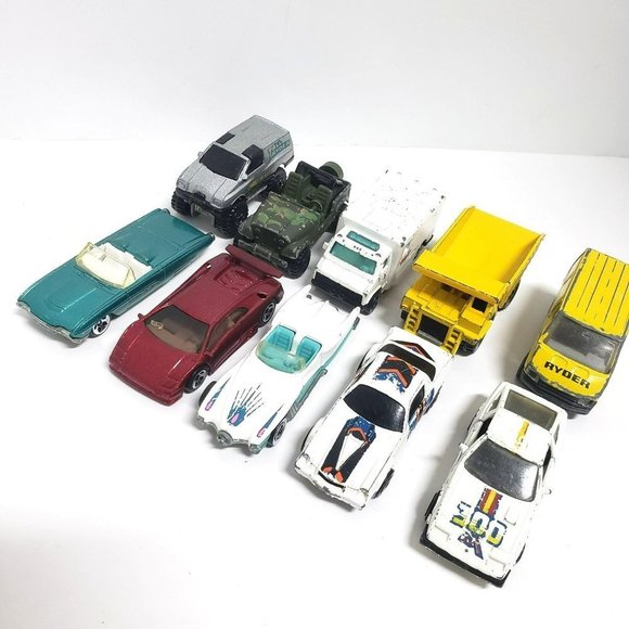 Hot Wheels Other - 𝅺Lot of Ten 80s 90s HotWheel Cars Die Cast